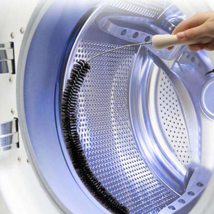 Long-handled Pipe Cleaning Brush Washing Machines Without Disassembly, Specifications: Half-hair