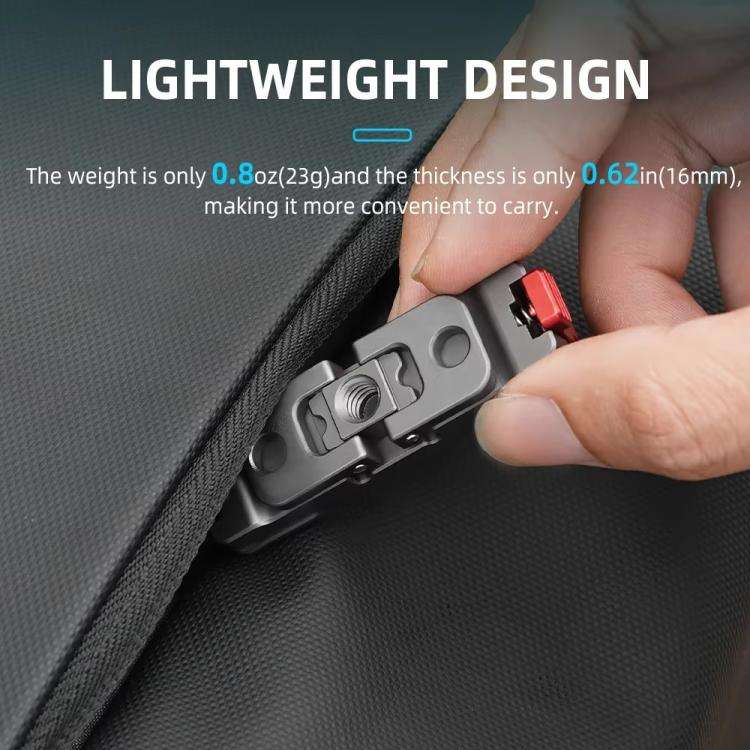 For Insta360 GO 3 / 3S Flymile Magnetic Metal Quick Release Base Sports Camera Adapter Bracket(Ta...