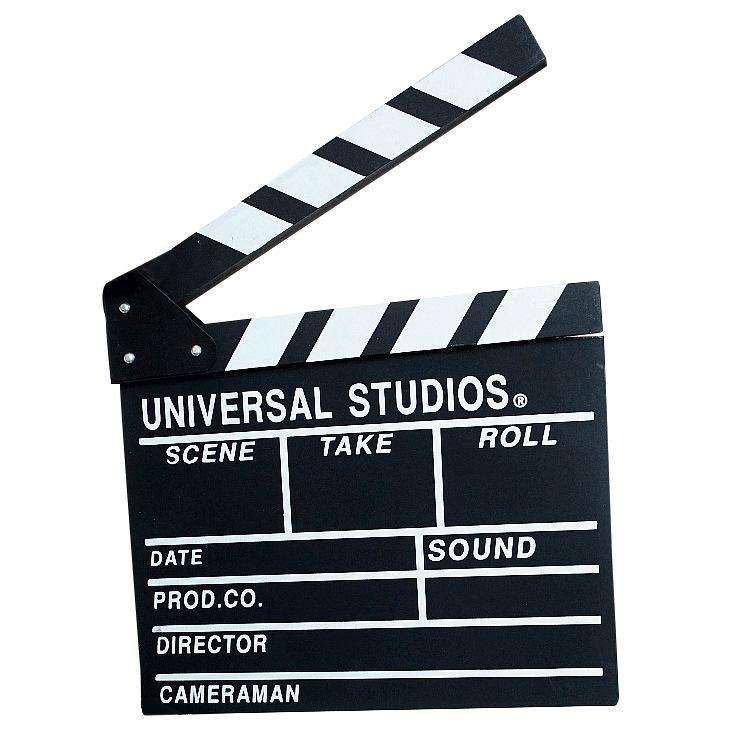 Wooden Director Board Shooting Video Movie City Scene Record Board Photography Props, Style: Smal...