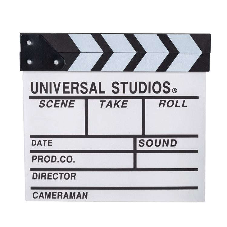 Wooden Director Board Shooting Video Movie City Scene Record Board Photography Props, Style: Larg...