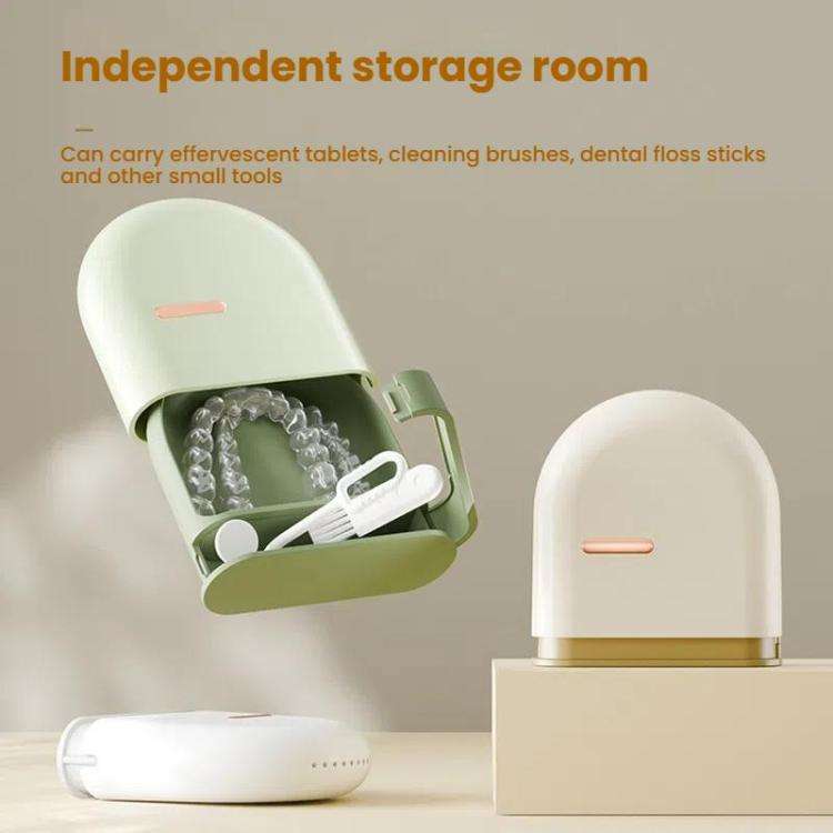 Invisible Braces Storage Case Portable Children Dental Orthodontic Storage Box(Green)