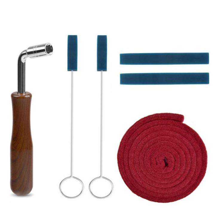 Piano Tuning Tool Set Tuning Stop Tape Wrench Musical Instrument Accessories, Style: Blue 6pcs / Set