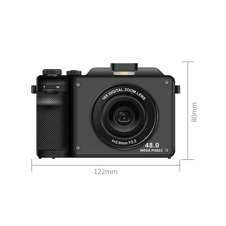 FSD-X9 3.0-Inch 4K HD 18X Zoom Selfie WIFI Electronic Image Stabilization Digital Camera(Black)
