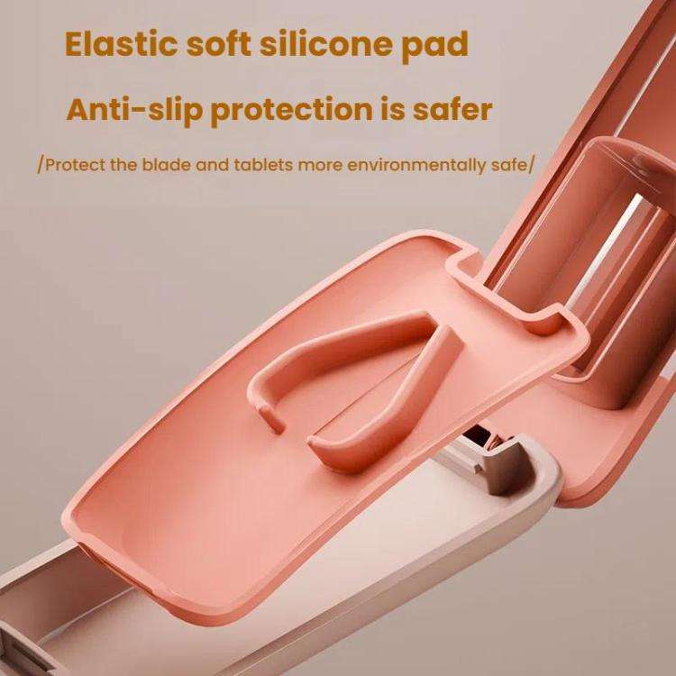 Lightweight Pill Cutter Box Portable Tablet Cutting Dispensing Pill Box(Angel White)