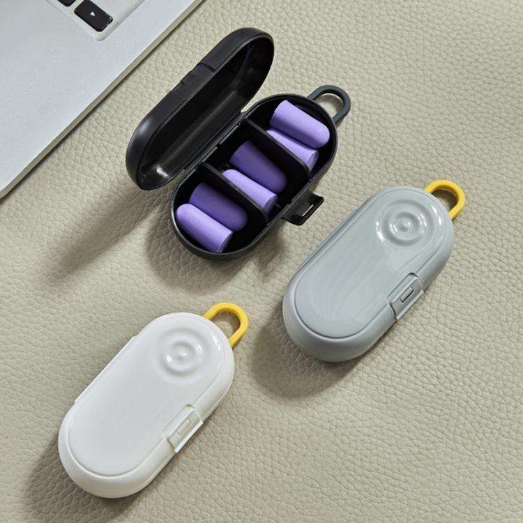 Portable Mini Storage Box Multi-function Toothpick Floss Swimming Earplug Storage Case Pill Box(B...