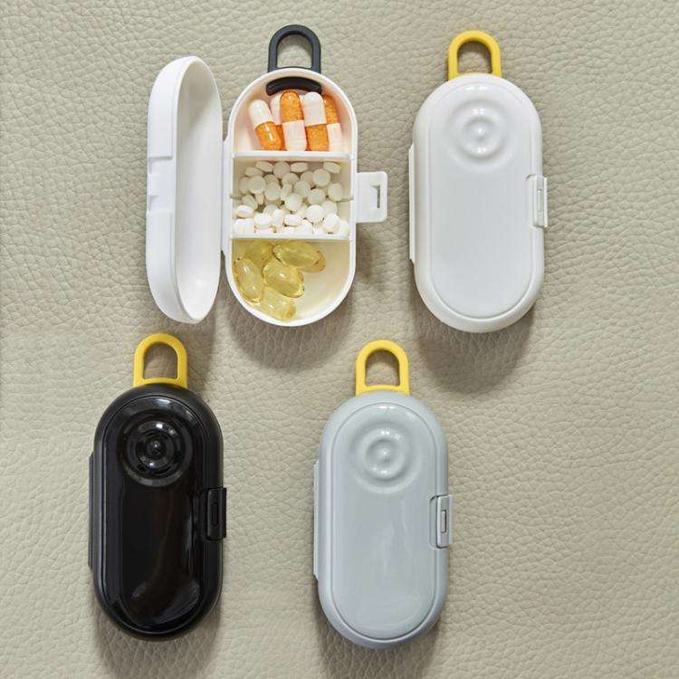 Portable Mini Storage Box Multi-function Toothpick Floss Swimming Earplug Storage Case Pill Box(B...
