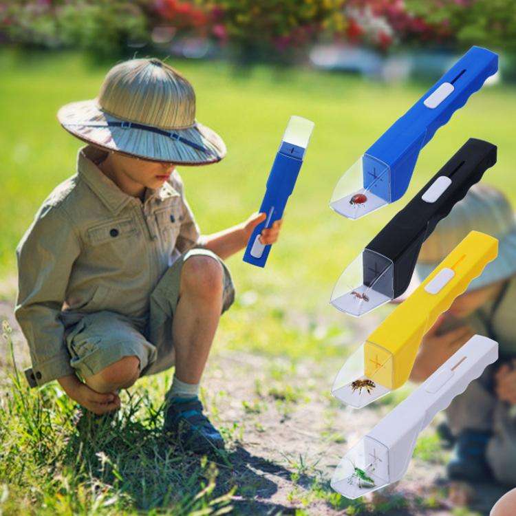 Handheld Insect Catchers Children's Outdoor Exploration Bug Observation Box(White)