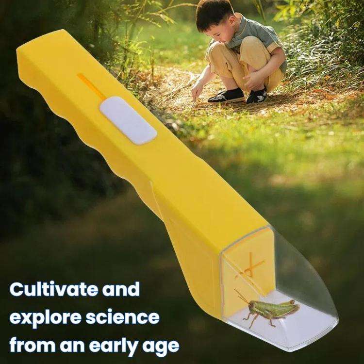 Handheld Insect Catchers Children's Outdoor Exploration Bug Observation Box(White)