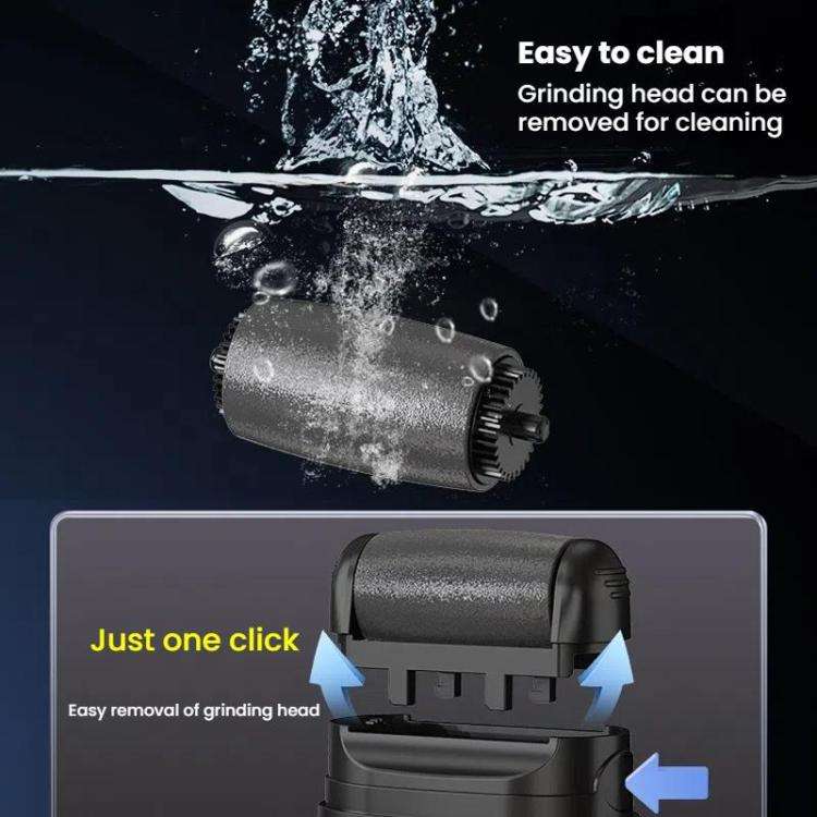 100-speed Electric Foot Grinder Dead Skin Callus Remover Exfoliator Pedicure Foot Care Machine(Bl...