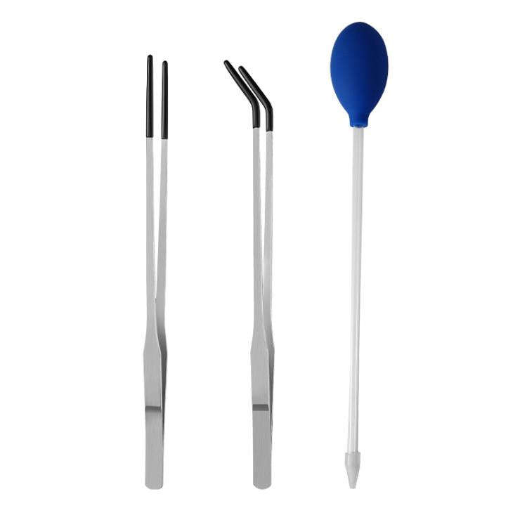 Pet Feeding Tweezers Reptile Pets Feeding Clip Aquascape Tool, Style: Original Color 3pcs
