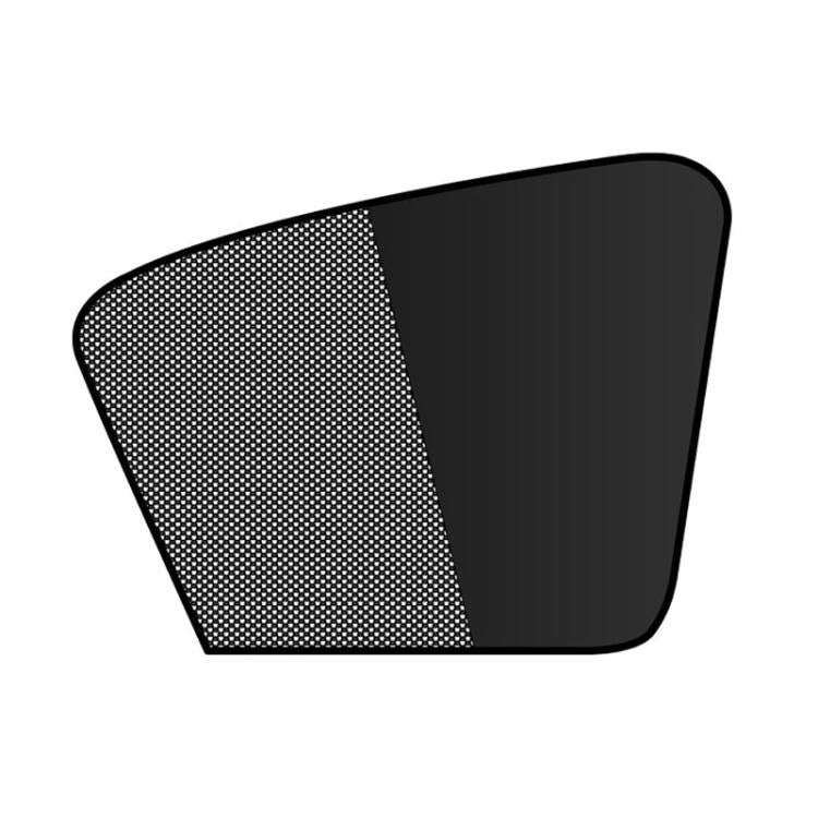 Universal Magnetic Car Sunshade Double Splicing Design Breathable Car Curtains, Style: Vertical S...