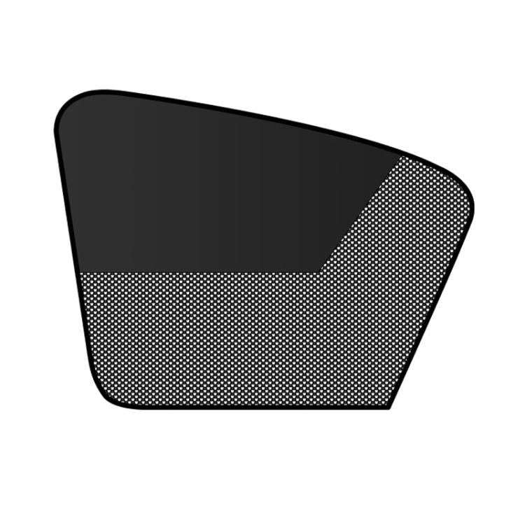 Universal Magnetic Car Sunshade Double Splicing Design Breathable Car Curtains, Style: Horizontal...