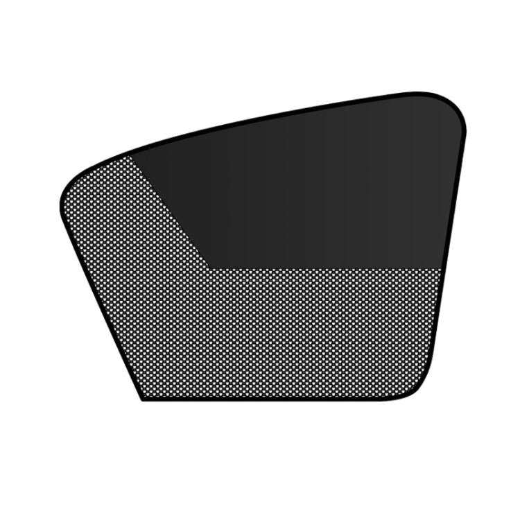 Universal Magnetic Car Sunshade Double Splicing Design Breathable Car Curtains, Style: Horizontal...