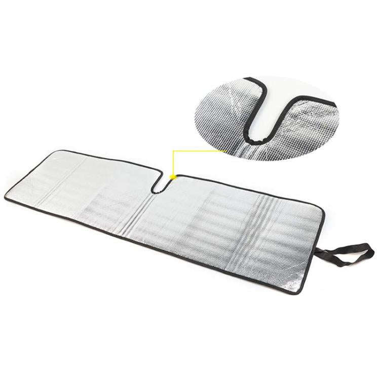 51.9 x 16.1inch For Jeep 2007-2017 Wrangler JK Car Front Windshield Sunshade(Black+Silver)