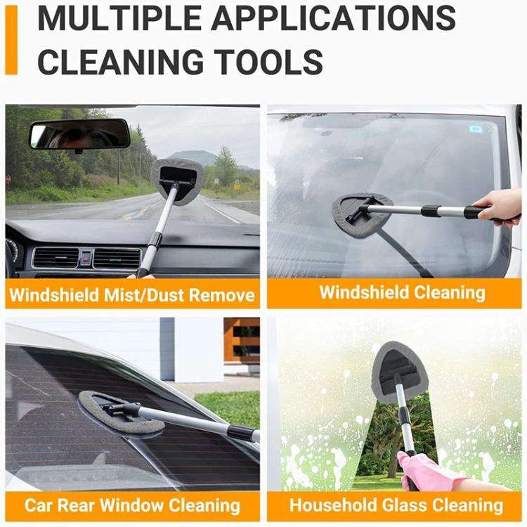 DM-130 Car Windshield Cleaning Wipe Aluminum Retractable Car Wash Window Brush