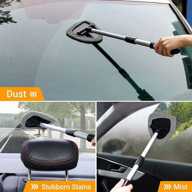 DM-130 Car Windshield Cleaning Wipe Aluminum Retractable Car Wash Window Brush