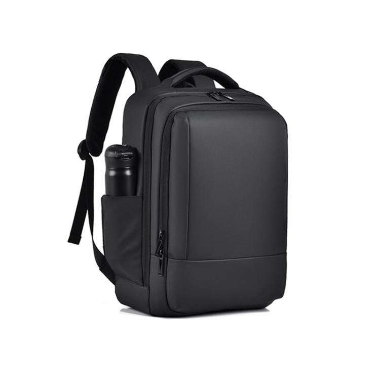 OUMANTU 2103 Large Capacity Multi-Compartment Waterproof Laptop Backpack With USB Port(Black)