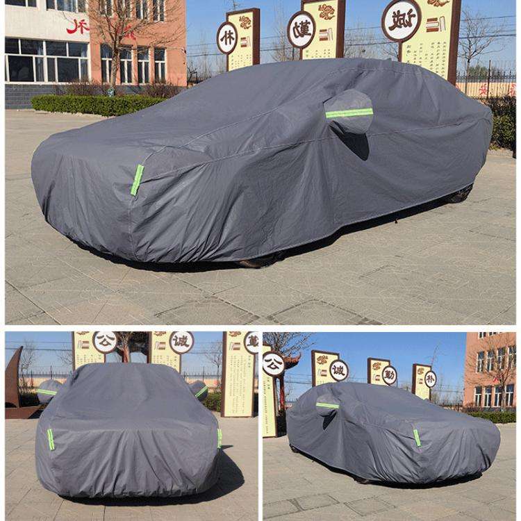 Hatchback Car EVA Plus Velvet Thickened Heat Insulation Sunshade With Shark Fin, Size: XXL 5.2x1....