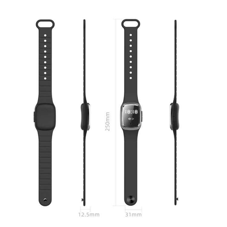 Ultrasonic Mosquito Repellent Watch Outdoor Mosquito Repellent Bracelet(White)