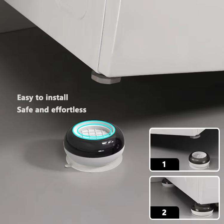 4pcs /Set Washing Machine Foot Pads Heightened Base for Refrigerators Furniture(White)
