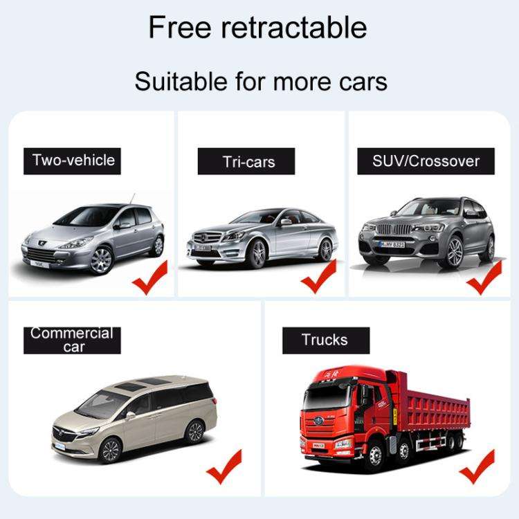 5pcs / Set Car Rear Side Blackout Sunshade Curtains Automobile Privacy Sunshade(Black)