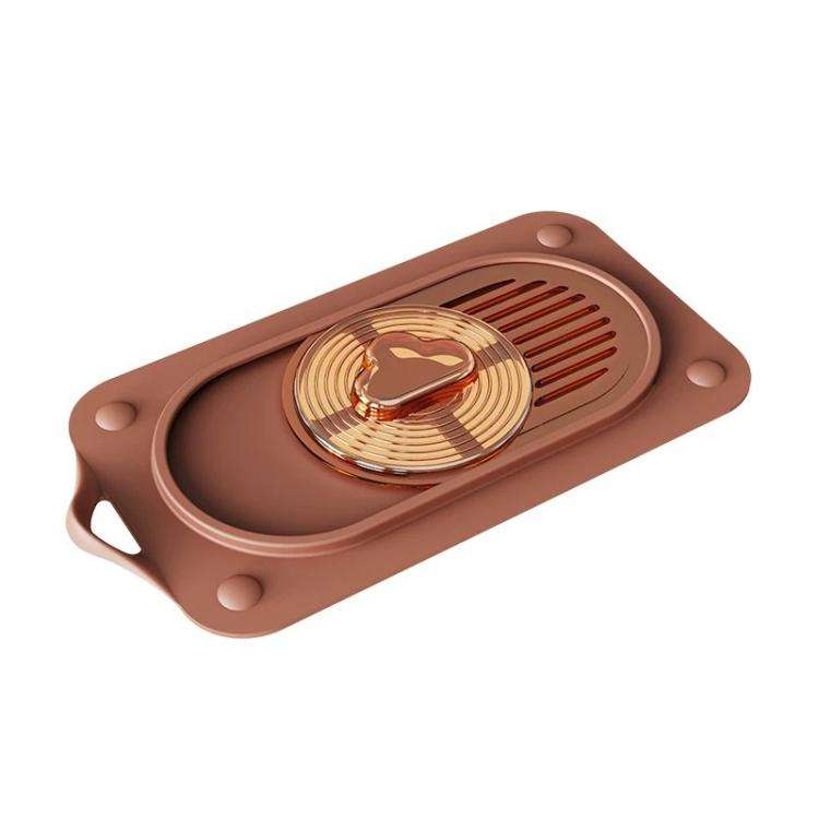 Sliding Floor Drain Cover Bathroom Kitchen Sink Strainer Filter(Coffee)