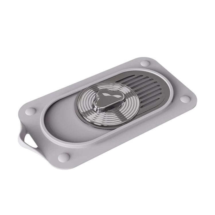 Sliding Floor Drain Cover Bathroom Kitchen Sink Strainer Filter(Gray)