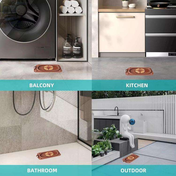 Sliding Floor Drain Cover Bathroom Kitchen Sink Strainer Filter(Gray)