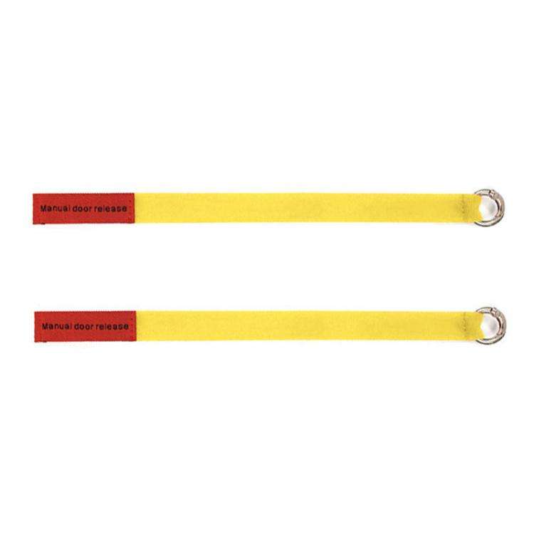 1pair For Tesla New Model 3 / Y Door Emergency Safety Pull Cord(Yellow)