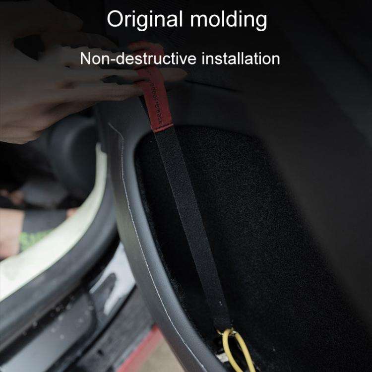1pair For Tesla New Model 3 / Y Door Emergency Safety Pull Cord(Yellow)