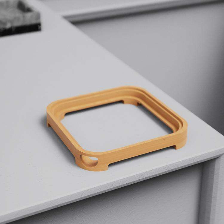 For MAC Mini M4 Wooden Desktop Host Bracket Base Heat Dissipation Rack, Spec: Beech