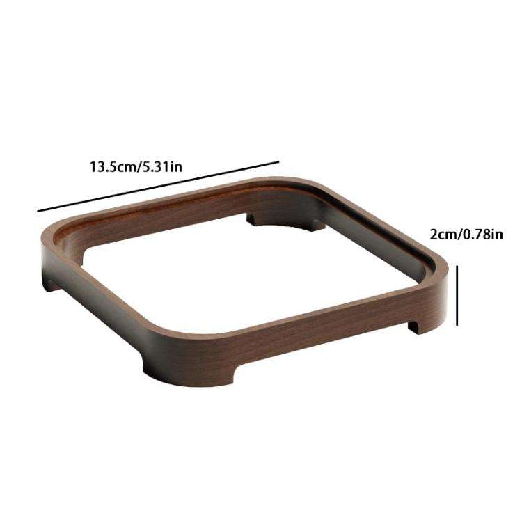 For MAC Mini M4 Wooden Desktop Host Bracket Base Heat Dissipation Rack, Spec: Beech