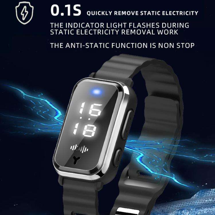 Antistatic Mosquito Repellent Bracelet Static Elimination Watch(White)