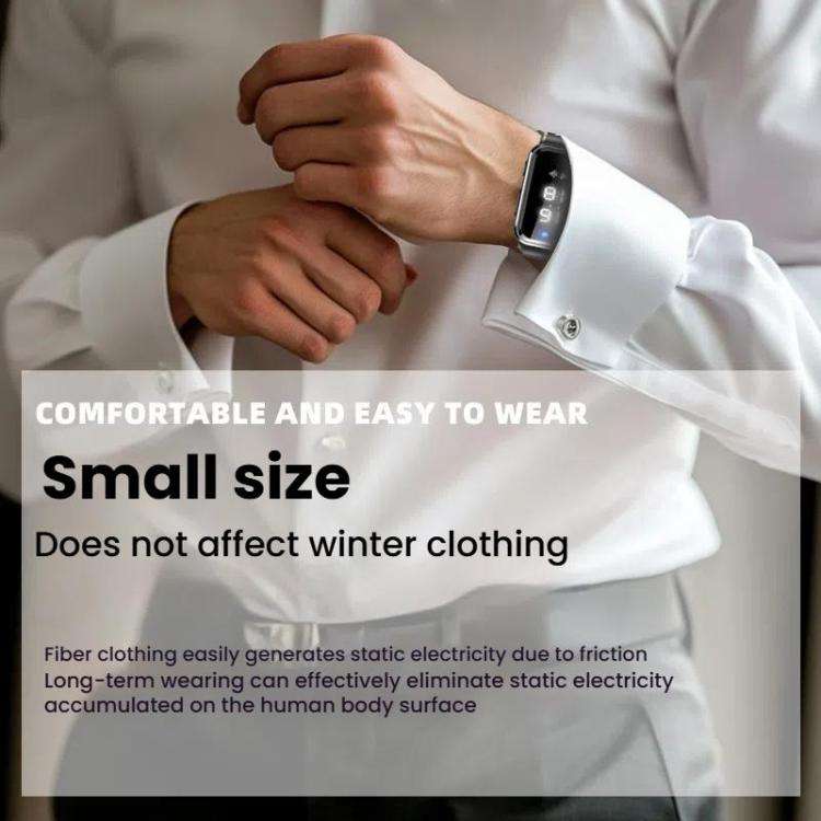 Antistatic Mosquito Repellent Bracelet Static Elimination Watch(White)