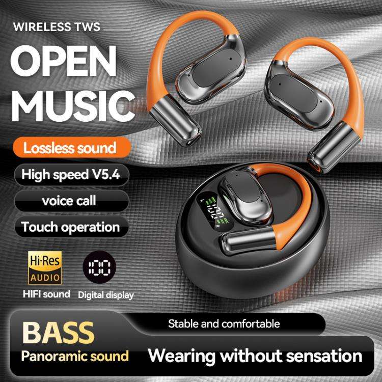 M113 AI Translation Bluetooth Headset Ear-hook Real Time Translation Earbuds 144 Voice Translator...