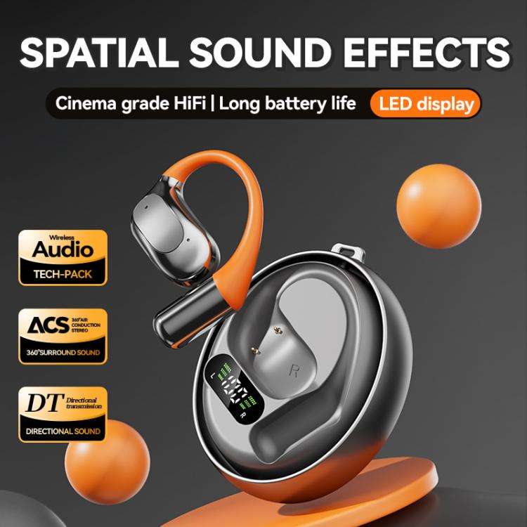 M113 AI Translation Bluetooth Headset Ear-hook Real Time Translation Earbuds 144 Voice Translator...