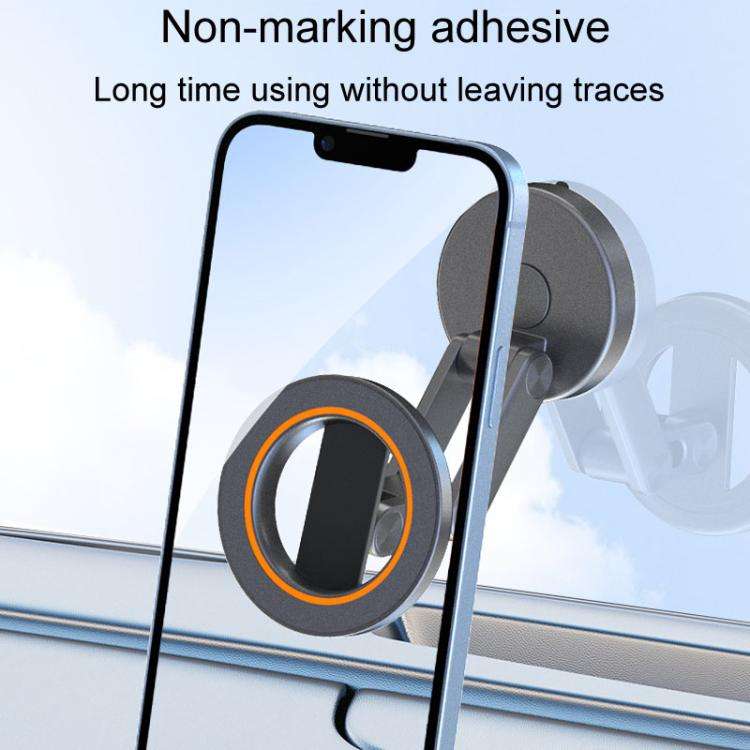 JK-319 Universal Foldable Car Cell Phone Holder Car Dashboard Rotating Magnetic Navigation Mount(...