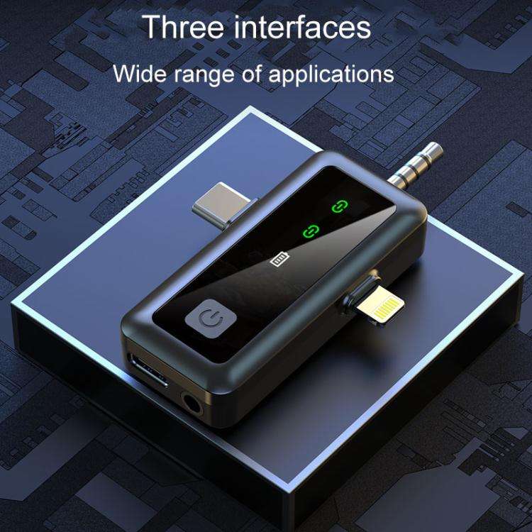 H65 3 In 1 Lavalier Wireless Microphone Outdoor Broadcast Noise Canceling Sports Camera Microphon...