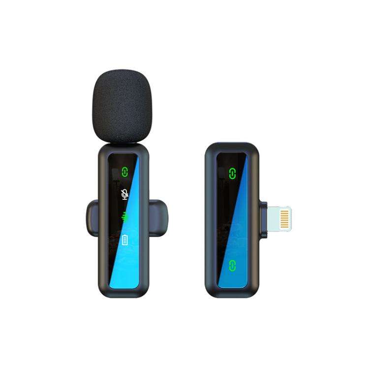 H63 Wireless Lavalier Microphone Live Shooting Audio Noise Canceling Device, Style: Single Mic(8 ...