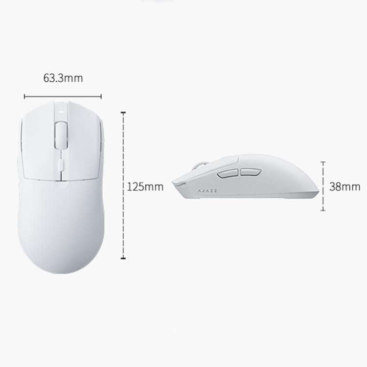 Ajazz AJ139 Pro Gaming Mouse Lightweight PAW3395 Wireless 2.4G + Wired Dual Mode Computer Mouse(W...
