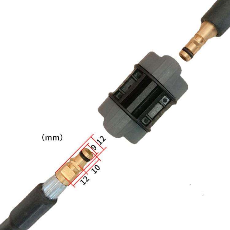 For Karcher K-Series Washing Machine High Pressure Car Wash Hose Extension Butt Plastic Nozzle(Bu...