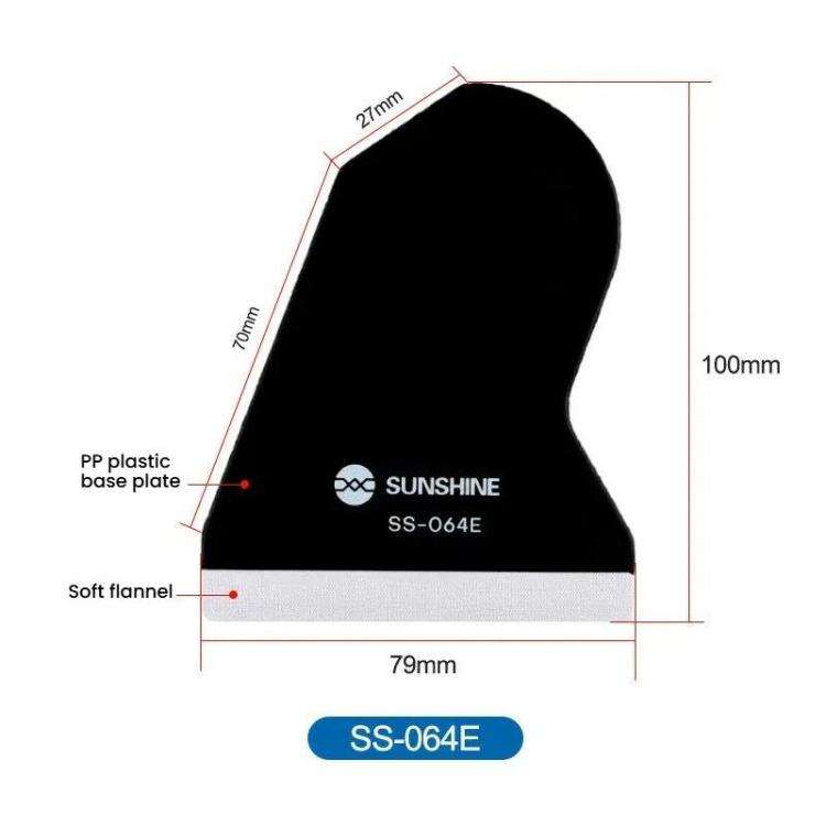 SUNSHINE SS-064E Mobile Phone Tablet PCs Protective Film Scraper Hydrogel Film Screen Scraper Card
