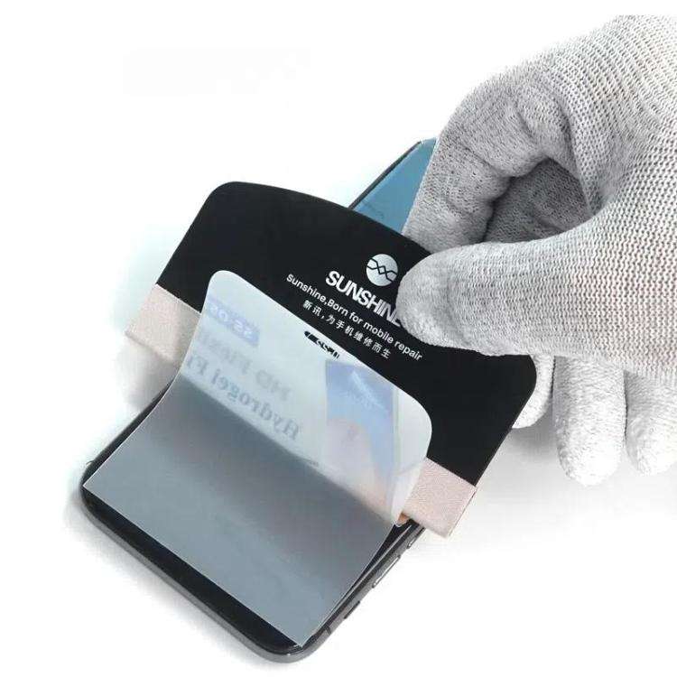 SUNSHINE SS-064D Mobile Phone Tablet PCs Protective Film Scraper Hydrogel Film Screen Scraper Card