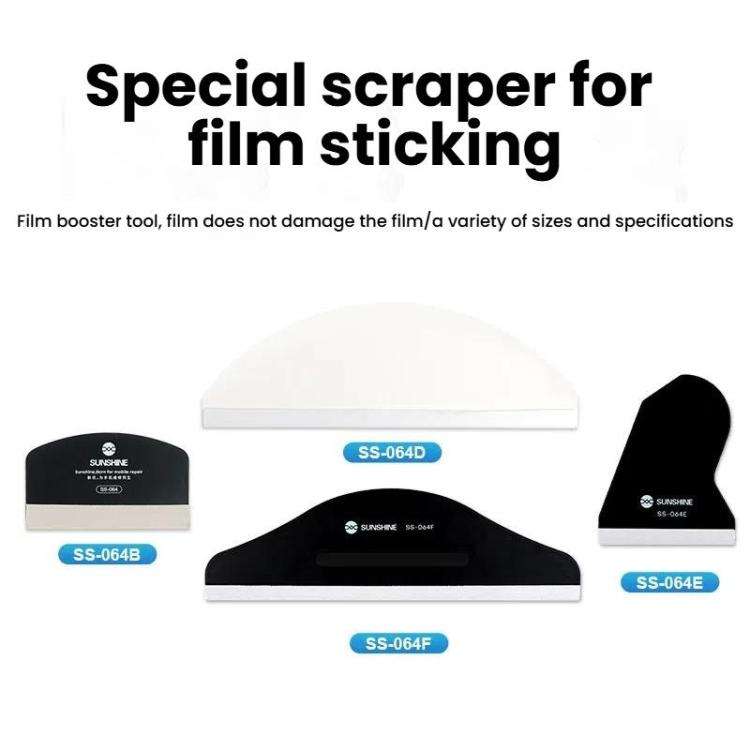 SUNSHINE SS-064D Mobile Phone Tablet PCs Protective Film Scraper Hydrogel Film Screen Scraper Card