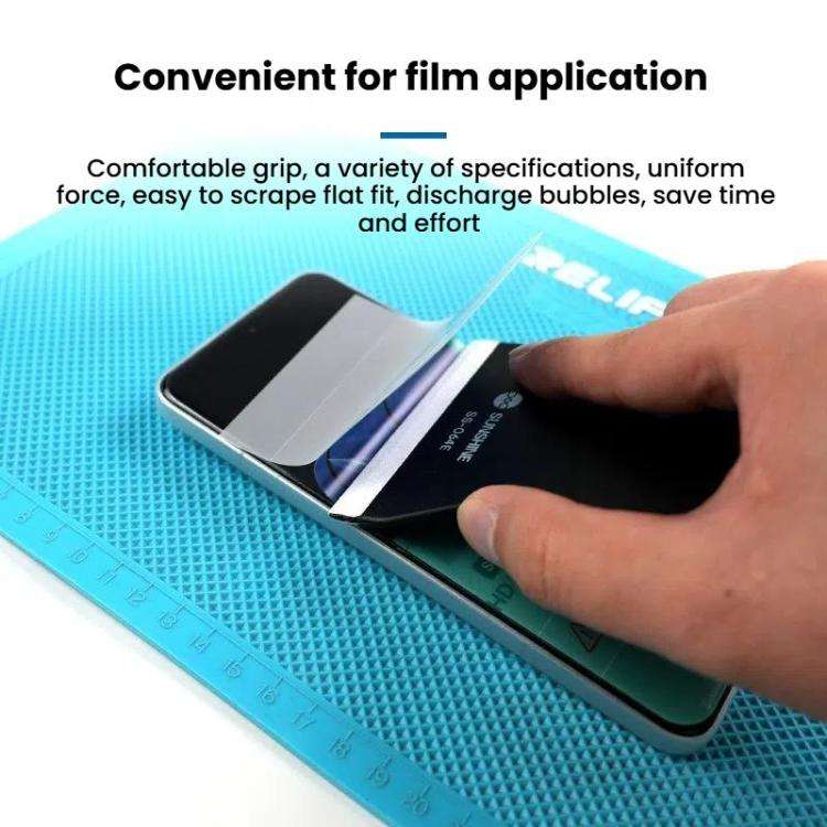 SUNSHINE SS-064D Mobile Phone Tablet PCs Protective Film Scraper Hydrogel Film Screen Scraper Card