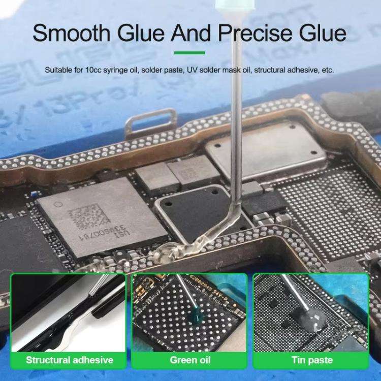 RELIFE RL-062C 3-5CC Manual Glue Tapper Cell Phone Repair Motherboard Soldering Oil Syringe Boost...