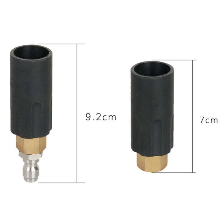 Universal High Pressure Spray Adjustable Nozzle Washer Cleaning Parts, Connector: Inner Wire M1/4