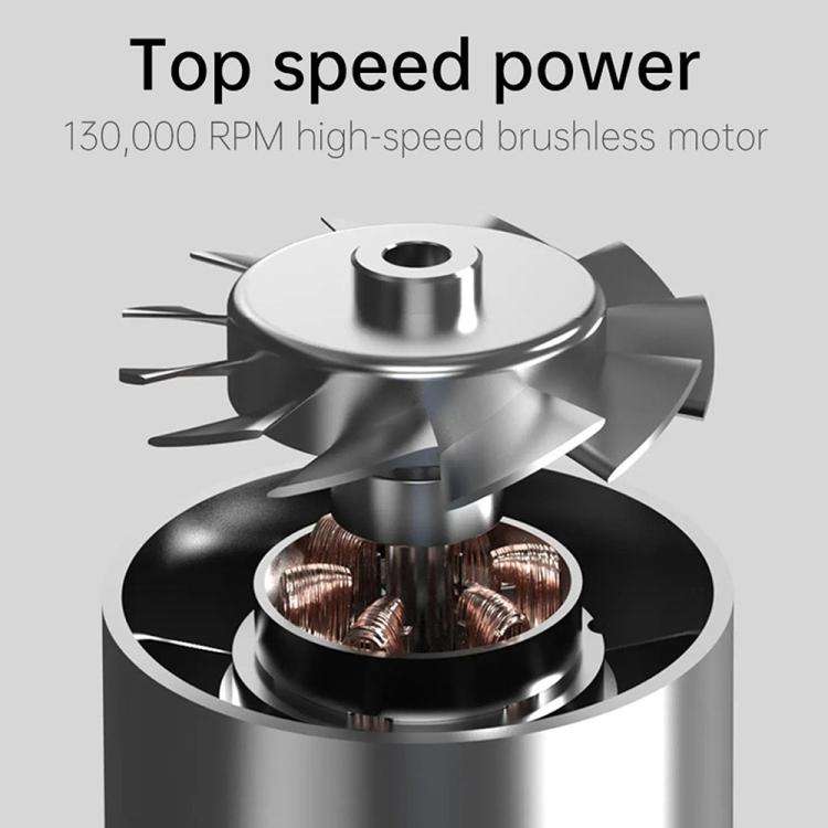X5 130000 RPM High Speed Motor Dust Blowing Handheld Fan Mini Outdoor Camping Fire Blower(White)