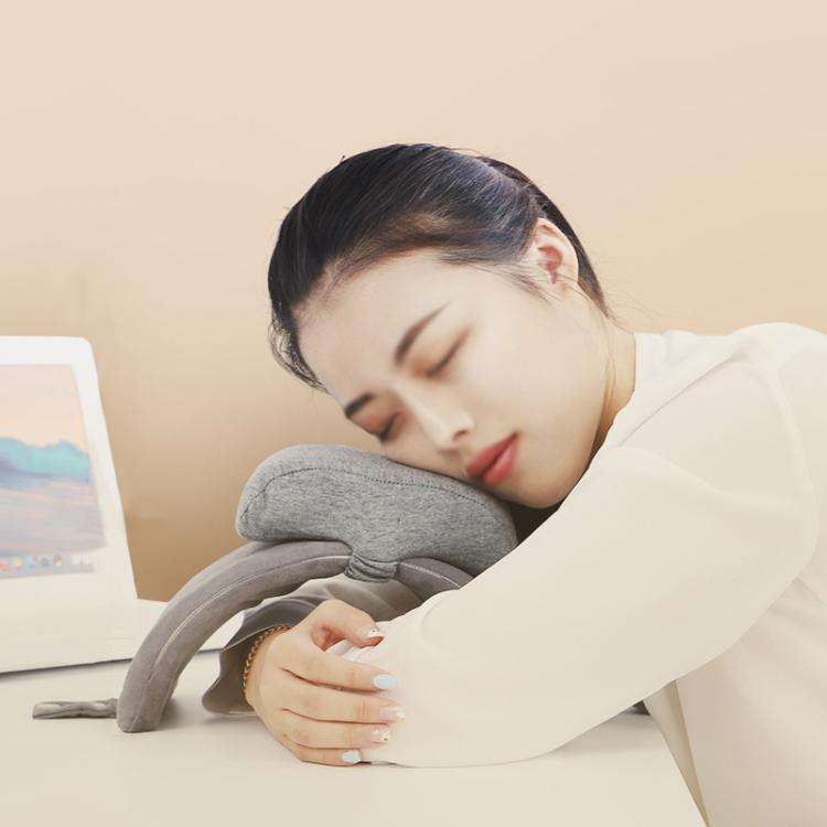 Office Folding Nap Pillow Portable Desk Sleeping Pillow, Color: Foam Dark Gray