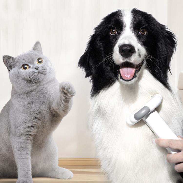 3-in-1 Pet Grooming Comb Sticky Roller for Cats and Dogs, Removes Loose Hair, Detangles, Spec: La...